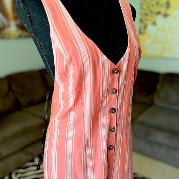 Forever 21 Striped Jumpsuit Size Small NWT - Picture 2 of 11